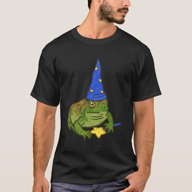 Grumpy Toad Wizard T-Shirt (Vorderseite)