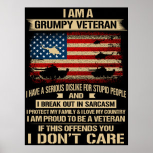 Grumpy Veteran Poster