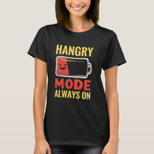 Grumpy, wenn Hunger T - Shirt Spaß Lebensmittel St
