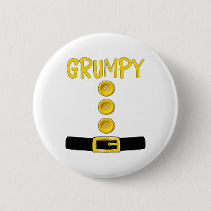 Grumpy Zwerg Halloween Kostümfarbe Matchrum Button