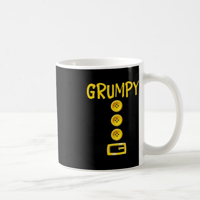 Grumpy Zwerg Halloween Kostümfarbe Matchrum Kaffeetasse (Rechts)