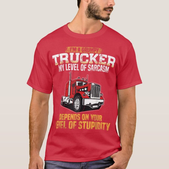 Grumpyrucker vintage T-Shirt (Vorderseite)