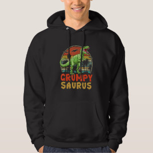 Grumpysaurus Rex Dinosaur Familie Matching Hoodie