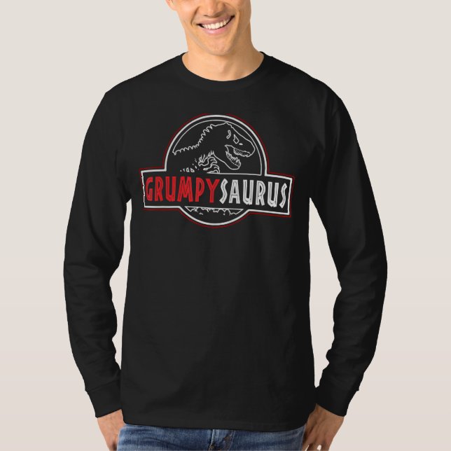 Grumpysaurus Rex Dinosaur Grumpy Saurus Family Mat T-Shirt (Vorderseite)