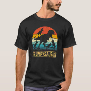 Grumpysaurus Rex Dinosaurier Grumpy Saurus Vater D T-Shirt