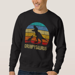 GrumpySaurus T Rex Dinosaur Grumpy Saurus Familie Sweatshirt