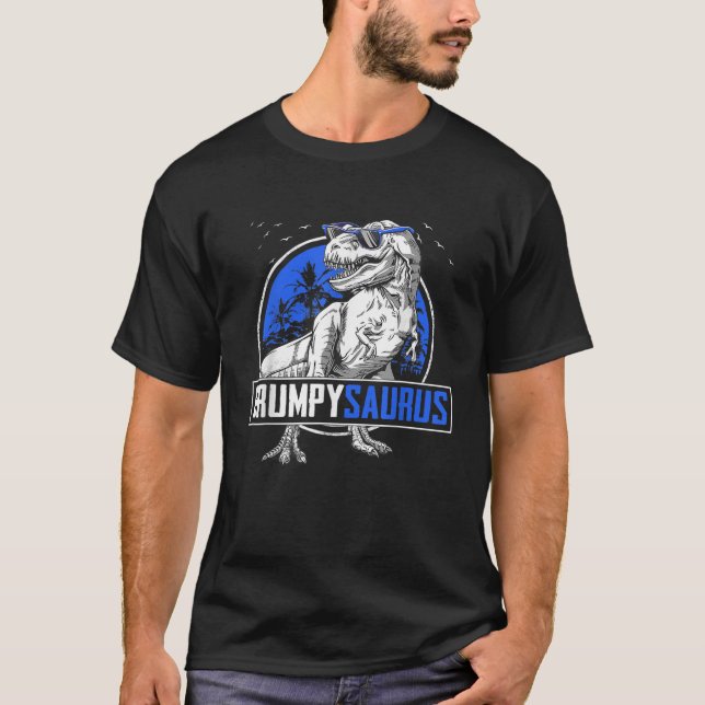 Grumpysaurus T Rex Grumpy Saurus Dinosaurier Famil T-Shirt (Vorderseite)