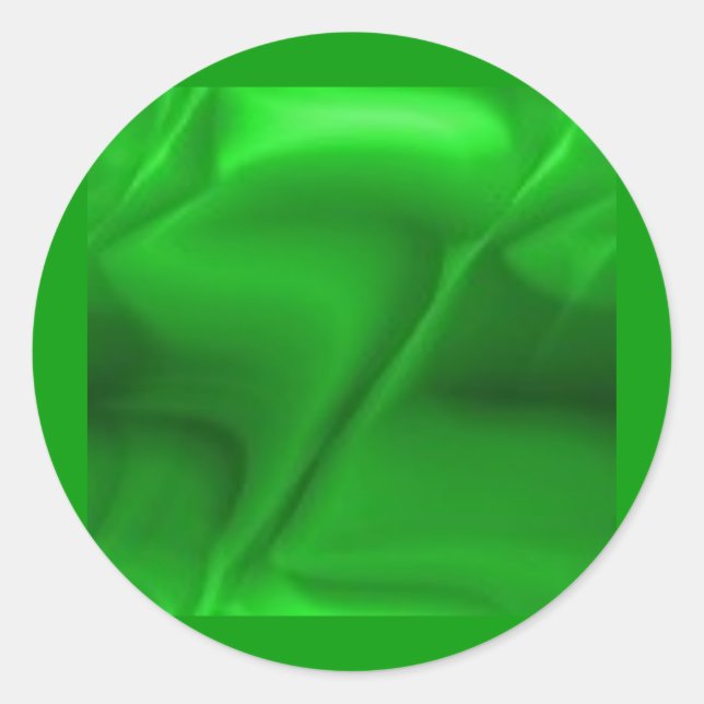 grün097 runder aufkleber (Vorderseite)