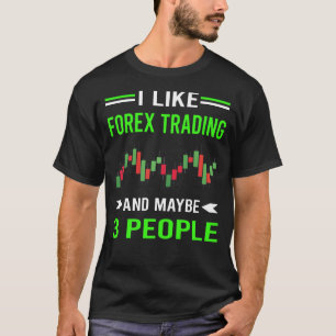 Grün 3 Personen Forex Handel Trader T-Shirt