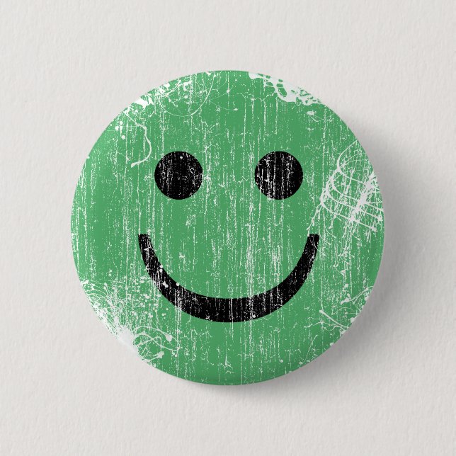 GRÜN - ABGEFRESSEN UND GEALTERT BUTTON (Vorderseite)