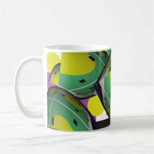 Grün Abstrakt 3 Kaffeetasse
