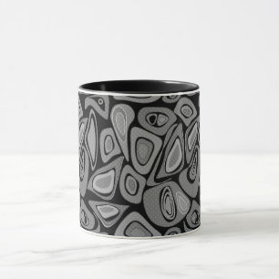 Grün, abstrakt, Retro Tasse