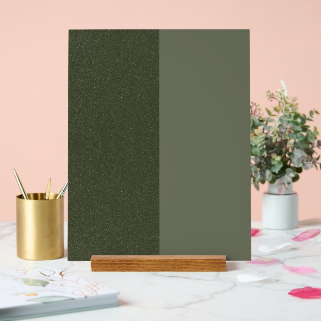 Grün-Acrylzeichen von Split Moss - individuell ein Acrylschild (Hochzeit)