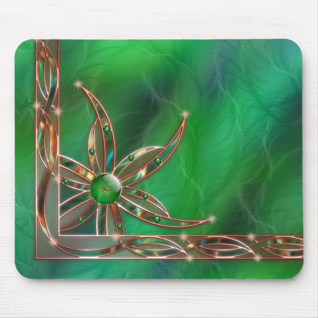 Grün als das Gras Mousepad (Vorne)