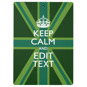 Grün Aquamarin Behalten Ruhe und erhalten Sie Ihre Klemmbrett