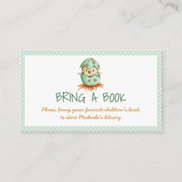 Grün Baby Kick Hatching Neutral bringen ein Buch Begleitkarte