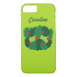 Grün-Blätter-und iPhone 8/7 Hülle