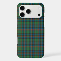 Grün Blau Orange Kariert Tartan iPhone-Hülle