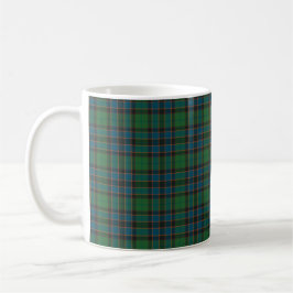 Grün Blau Orange Kariert Tartan Kaffeetasse