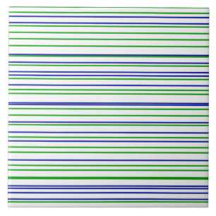 Grün blaue violette Streifen modernes individuelle Fliese