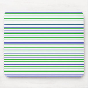 Grün blaue violette Streifen modernes individuelle Mousepad