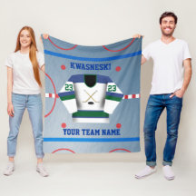 Grün| Blue Wh. Eishockeyschläger| Player Jersey