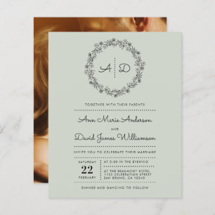 Grün   Budget Country Floral Wreath Wedding Foto