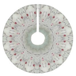 Grün dekorativer Weihnachtsbaumrock Polyester Weihnachtsbaumdecke