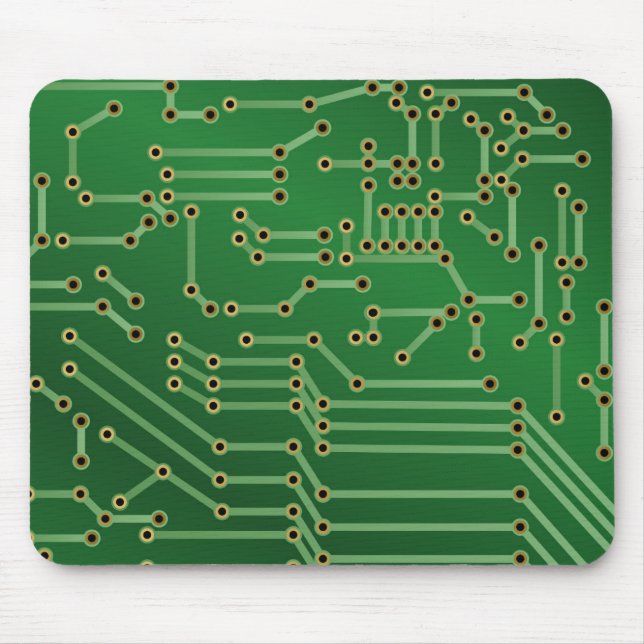 Grün der coolen Leiterplatte Mousepad (Vorne)