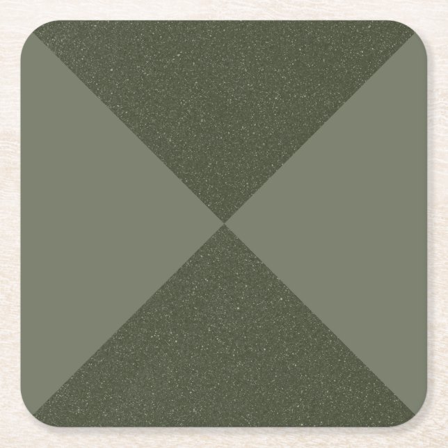 Grün des Pinwheel Moss - Untersetzer (Vorderseite)