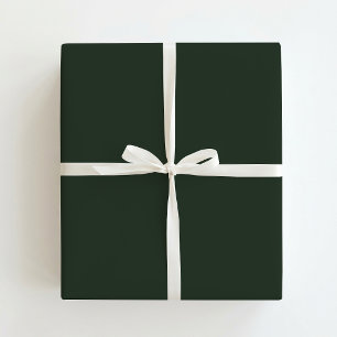 Grün einfarbiges Weihnachtspapier Geschenkpapier