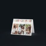 Grün farbige Weihnachten geklappen drei Foto<br><div class="desc">Diese farbenfrohe Weihnachtskarte mit drei Fotos ist perfekt für Ihren fröhlichen, kreativen und hellen Weihnachtsgruß. Es ist ein einzigartiger, spielerischer, moderner Schriftart in Rot, Boho Bräune und heller und dunkelgrüner Farbe, die für ein fröhliches, saisonales Ambiente sorgen. Wenn Sie Ihren Lieben den dunklen Winter mit niedlichem Feiertagsjubeln näher bringen wollen,...</div>