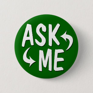 Grün fragen mir Knopf/Pfeile Button