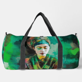 Grün-Frau Duffle Bag