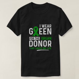 Grün für die Organspendertransplantation Niere Leb T-Shirt