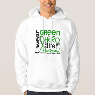 Grün für Ehemann-Nierenerkrankung des Held-2 Hoodie