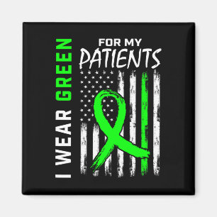 Grün für meine Patienten Nierenerkrankung Awarene Magnet