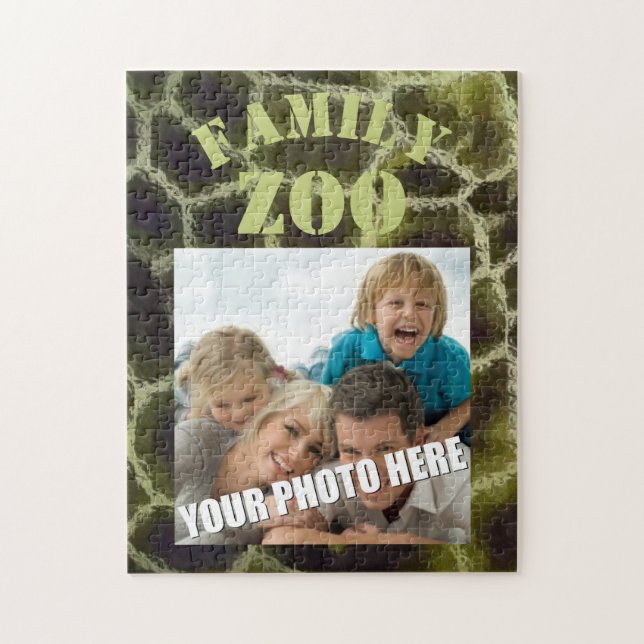 Grün für tierische Olive Puzzle (Vertikal)