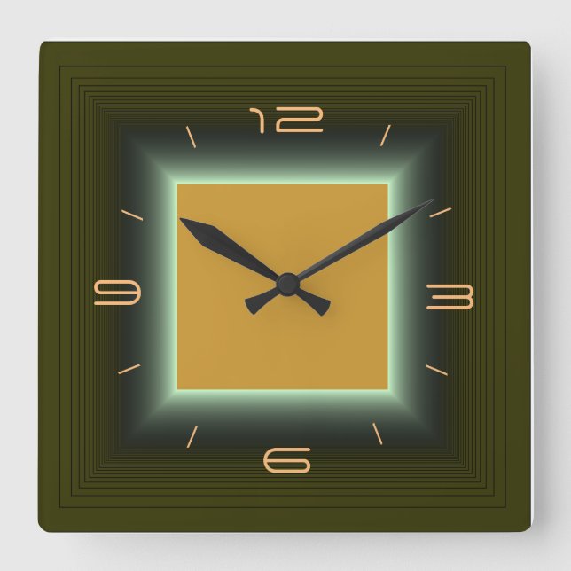 Grün/Gelb/Gelb/Gelb > Uhr (Vorderseite)