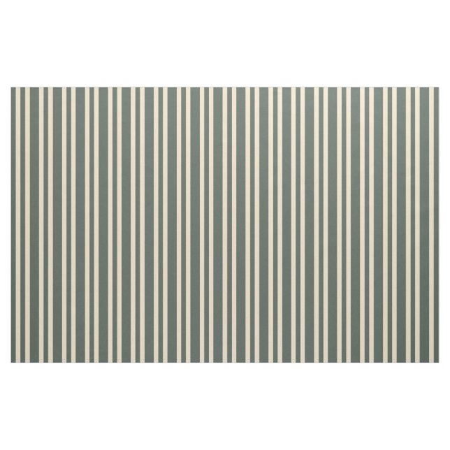 Grün Gelbe Streifen Muster Stoff (Fat Quarter (45,7 x 55,9 cm))