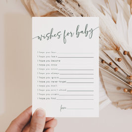 Grün gesägte Wünsche für Baby Modern Advertising C