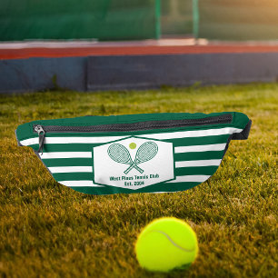 Grün gestreifter Tennis Custom Country Club Bauchtasche