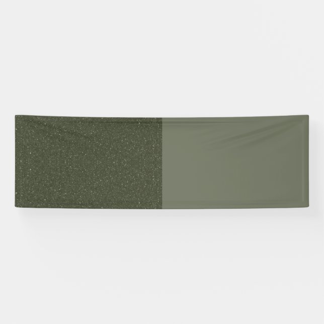 Grün geteiltes Moss-Banner - Texturiert, glatt Banner (Horizontal)