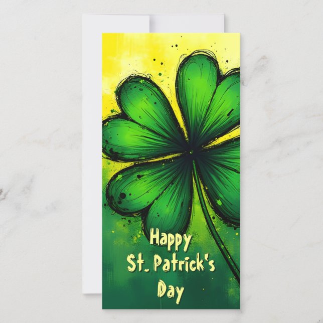 Grün, Glück & Freude - Happy St. Patrick's Day! (Vorderseite)