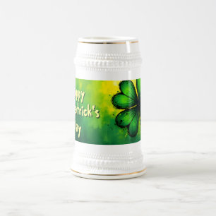 Grün, Glück & Freude - Happy St. Patrick's Day! Bierglas