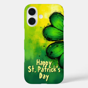 Grün, Glück & Freude - Happy St. Patrick's Day! iPhone 16 Hülle