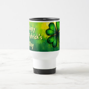 Grün, Glück & Freude - Happy St. Patrick's Day! Reisebecher