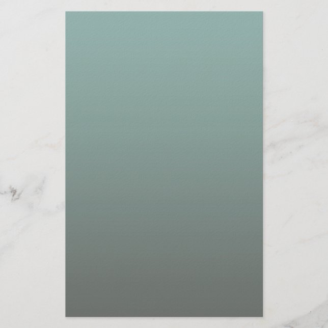 Grün Grau Farbe Briefpapier (Vorderseite)