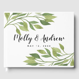 Grün grün Hochzeitsbuch Gästebuch