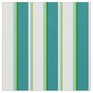 Grün, Himblau, leicht Cyan, Aquamarin und dunkelgr Stoff
